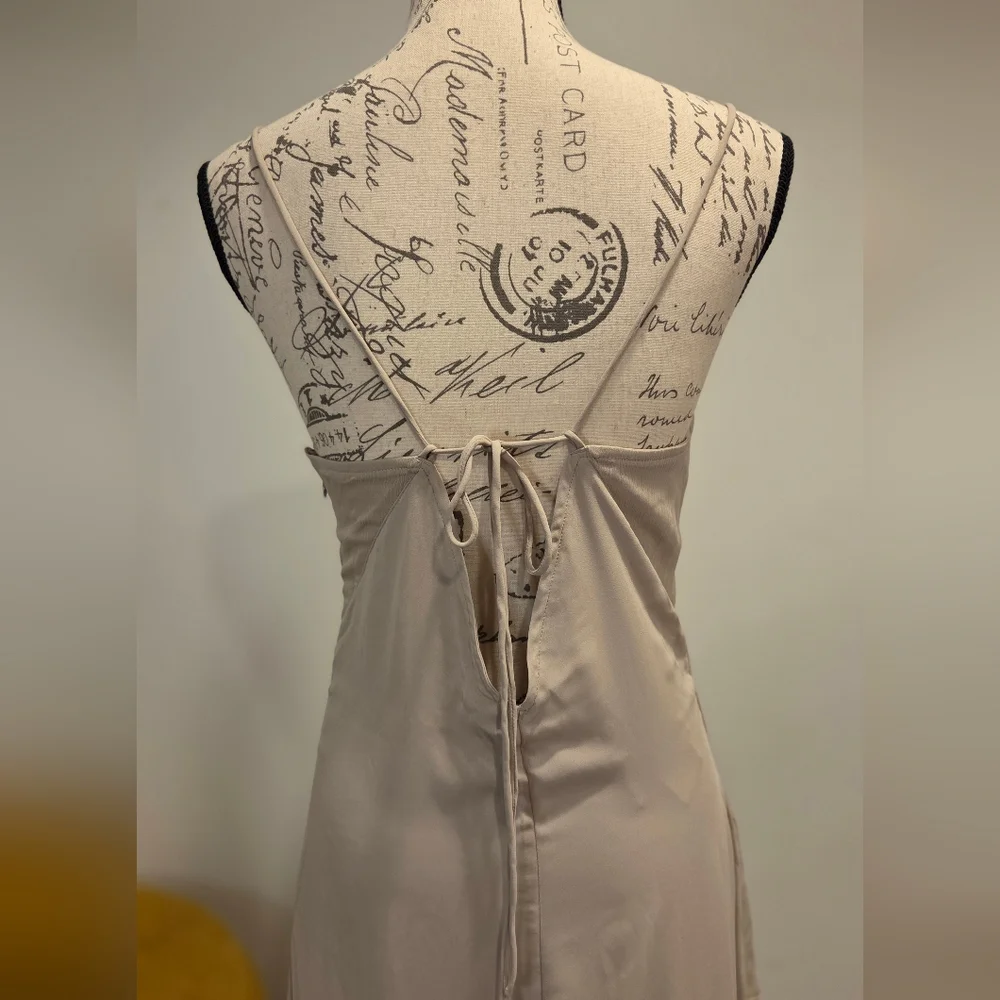 Abercrombie & Fitch Taupe Maxi Dress, Size M.